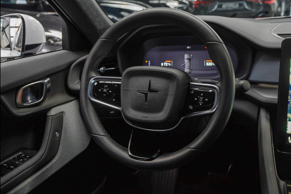 Polestar 2 Long Range Single Motor 78 kWh Pano 360 ° Pilot ACC Alcantara Stuurverwarming Memory seats Stoelverwarming voor & achter LM velgen