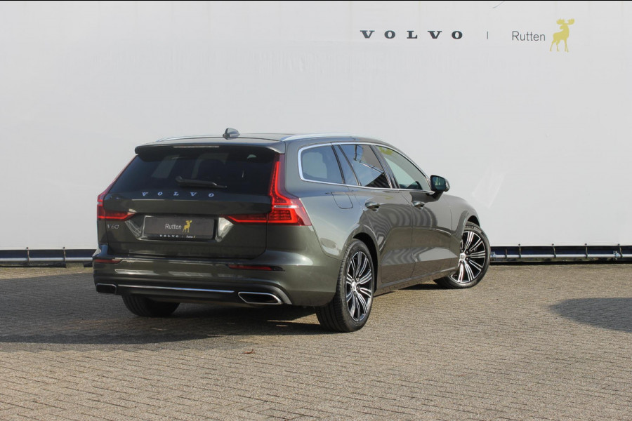 Volvo V60 T6 350PK Automaat Recharge AWD Inscription Panoramisch schuif-kanteldak / Semi elektrisch wegklapbare trekhaak / DAB+ / Apple Carplay / Lederen bekleding / 360graden camera