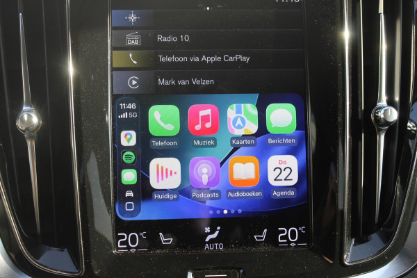 Volvo V60 T6 350PK Automaat Recharge AWD Inscription Panoramisch schuif-kanteldak / Semi elektrisch wegklapbare trekhaak / DAB+ / Apple Carplay / Lederen bekleding / 360graden camera
