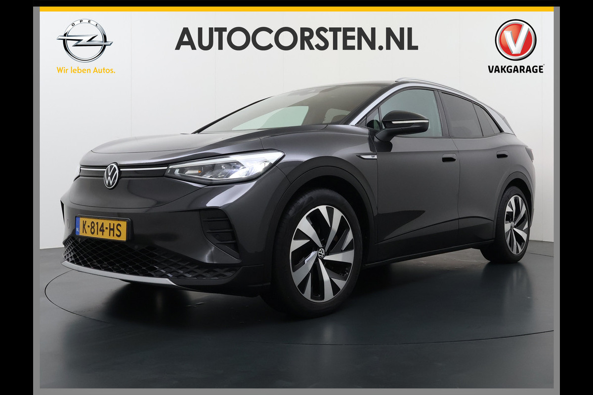 Volkswagen ID.4 204PK First 77kWh SOH 90% Leer/Alcantara Adap.Cruise Camera Apple Carplay Android Navi Ecc Pdc-a+v Lmv 20" Stoel+Stuurverwarming Led Bordherkenning Voor-Klimatisering Semi-Autopilot App-Connect E-sound Front-Assist Origineel Nederlandse Auto
