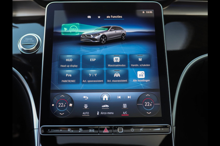 Mercedes-Benz C-Klasse Estate 300 e Business Solution AMG | Massage | Leder | Camera | Pano | Burmester