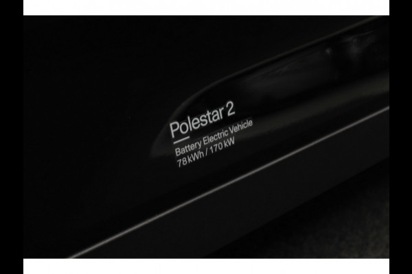 Polestar 2 Long Range Single Motor 78 kWh Pano 360 ° Pilot ACC Alcantara Stuurverwarming Memory seats Stoelverwarming voor & achter LM velgen