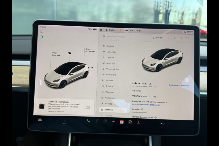 Tesla Model 3 Standard RWD Plus 60 kWh 93% SOH Autopilot