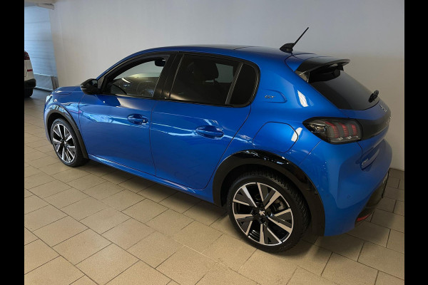 Peugeot 208 1.2 PureTech GT PANO AIRCO NAVI CRUISE BLUETOOTH LED METALLIC BLAUW PRIVACYGLAS ZEER NETTE AUTO