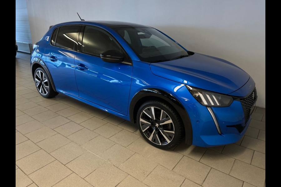 Peugeot 208 1.2 PureTech GT PANO AIRCO NAVI CRUISE BLUETOOTH LED METALLIC BLAUW PRIVACYGLAS ZEER NETTE AUTO