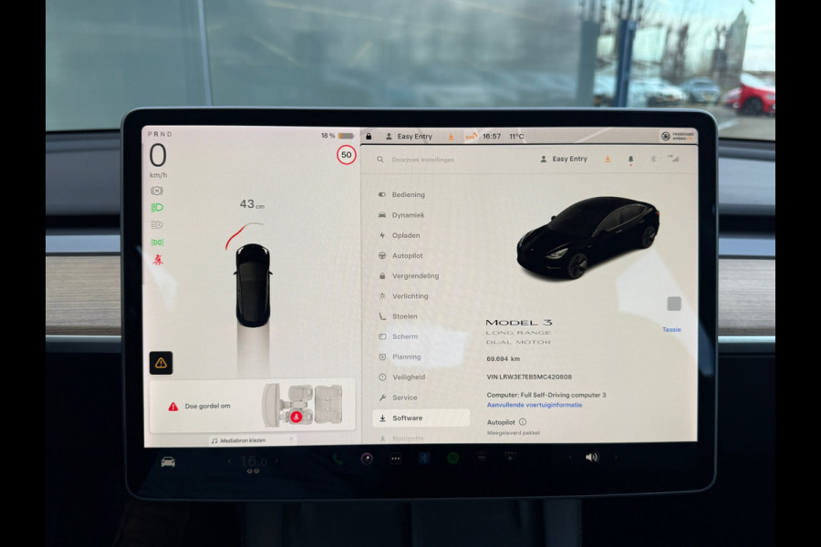 Tesla Model 3 Long Range AWD 75 kWh LFP 93% SOH FSD