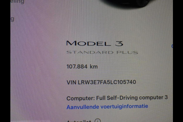 Tesla Model 3 Standard RWD Plus 60 kWh Soh 93% Leder 1 ste Eigenaar