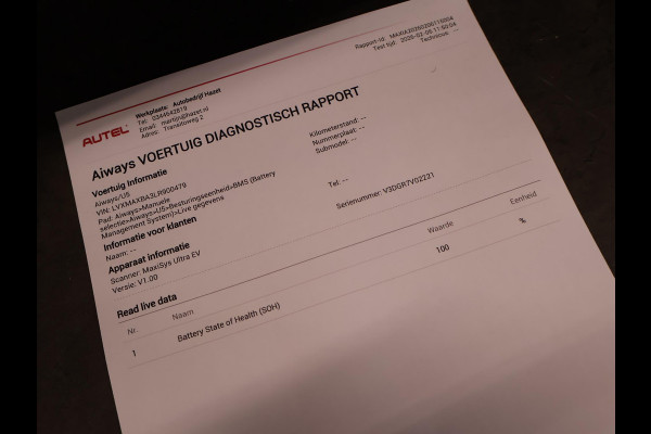 Aiways U5 63kWh SHOWROOM + 19 INCH | LEDER | 360 CAMERA | APPLE CARPLAY | ADAPTIVE CRUISE |