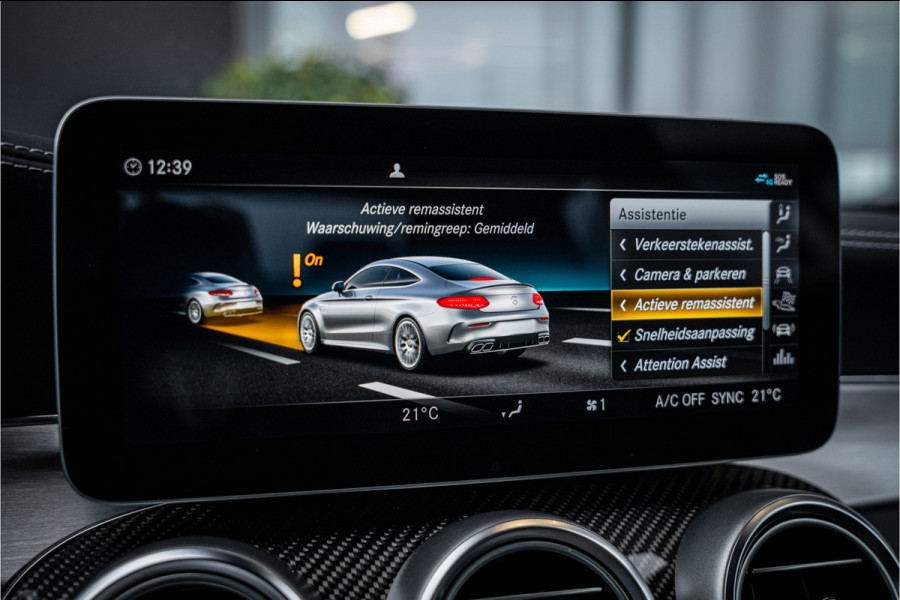 Mercedes-Benz C-Klasse Coupé AMG C63 S Premium Plus Pack - Carbon Pakket | Panorama | Burmester | Keramisch | Stoelkoeling | Memory