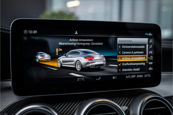 Mercedes-Benz C-Klasse Coupé AMG C63 S Premium Plus Pack - Carbon Pakket | Panorama | Burmester | Keramisch | Stoelkoeling | Memory