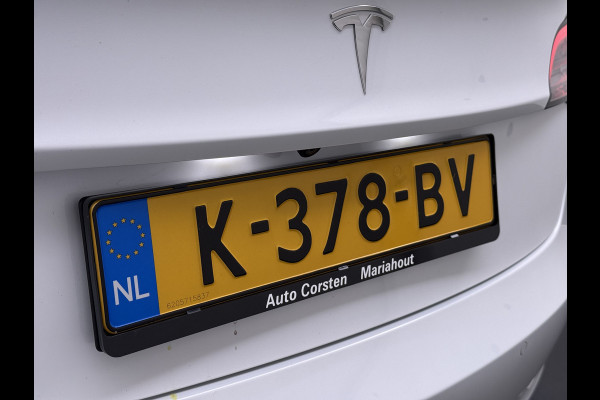 Tesla Model 3 RWD SR plus 325PK SOH 93% LFP Accu Lmv 18" AutoPilot Leder Panoramadak Adaptive-Cruise Camera's Elektr.-Stuur+Stoelen+Spiegels+G Navi LED DAB Voorverwarmen interieur via App Keyless One-Pedal-Drive 1e Eigenaar Origineel Nederlandse Auto Fabrieksgarantie op Accu en Motor tot 10-12-2028/160.000km
