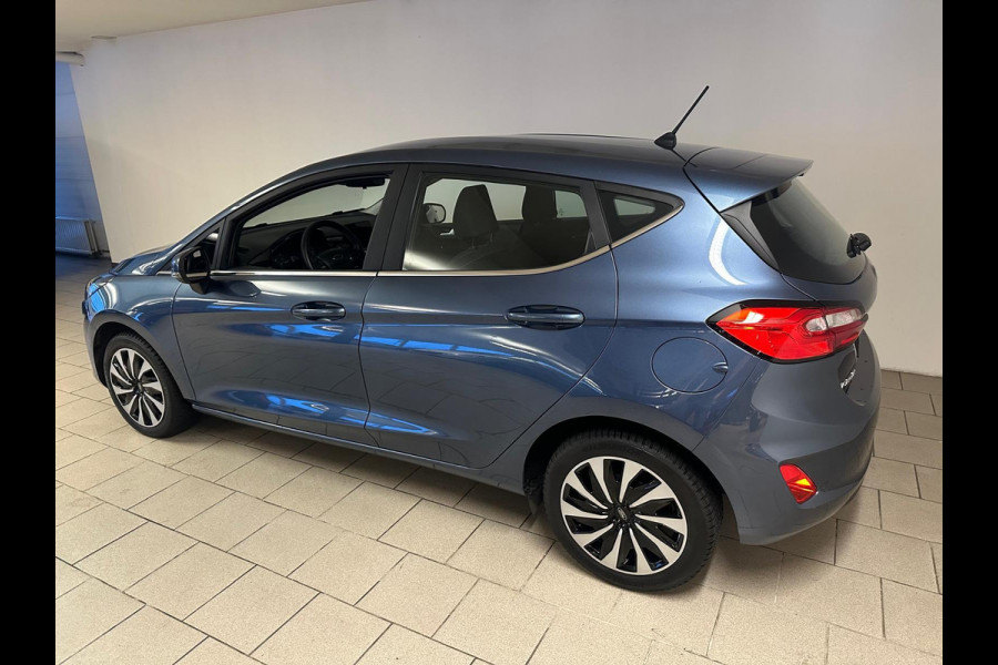 Ford Fiesta 1.0 EcoBoost Hybrid Titanium X 125PK MILD HYBRID AIRCO NAVI CRUISE APPLE CARPLAY VELGEN NIEUWSTAAT
