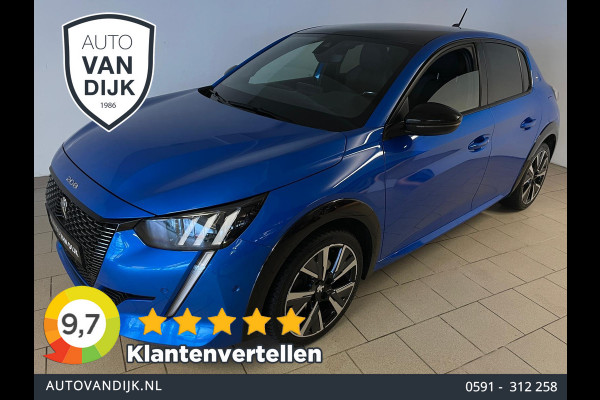 Peugeot 208 1.2 PureTech GT PANO AIRCO NAVI CRUISE BLUETOOTH LED METALLIC BLAUW PRIVACYGLAS ZEER NETTE AUTO