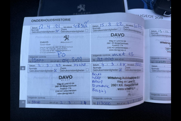 Peugeot 208 1.2 PureTech Blue Lion 1e Eigenaar|Navi|Airco|Cruise|D-Riem v.v. in 2024|N.A.P|PDC|Carplay|APK tot 03-2027