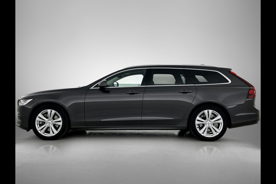 Volvo V90 2.0 B4 198PK Pro Edition automaat / Airco-ecc / Navi / Leder / Adap-cruise / Lmv / Xenon / Car-play / Apk 04-2027