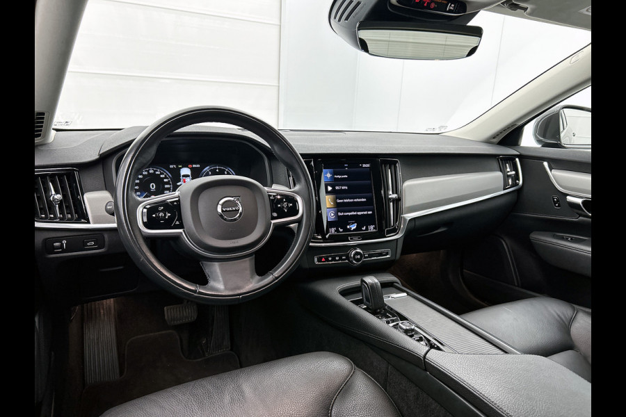 Volvo V90 2.0 B4 198PK Pro Edition automaat / Airco-ecc / Navi / Leder / Adap-cruise / Lmv / Xenon / Car-play / Apk 04-2027