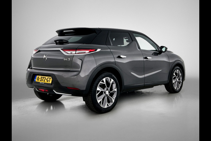 DS DS 3 Crossback E-Tense Executive 444KM Wltp / Cruise ctr. / Lm velg. / Airco-ecc / Navigatie / DAB / Privacy Glass / Achteruitrijcamera met 180° Vision + parkeersensoren vóór en achter / Apk 05-2027
