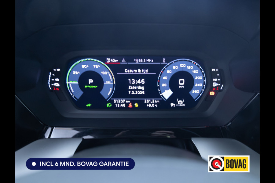 Audi A3 Sportback 40 TFSI e Advanced edition | Stoelverwarming | Camera | Adaptive Cruise | B&O Privacy glas, Automatisch inparkeren, App-connect, Led, Keyless