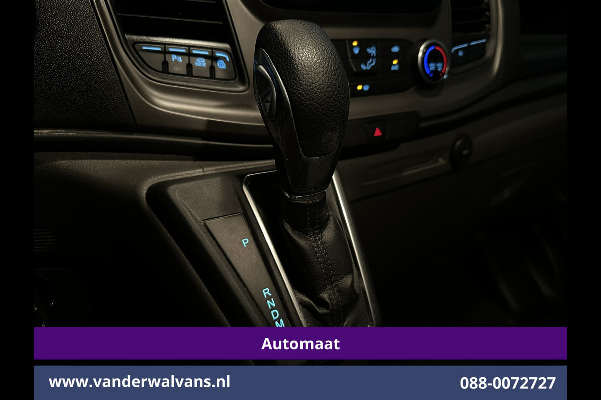 Ford Transit Custom 2.0 TDCI 131pk Automaat L2H1 Euro6 Airco | Camera | LED | Cruisecontrol | Trekhaak Verwarmde voorruit, Parkeersensoren, Bijrijdersbank
