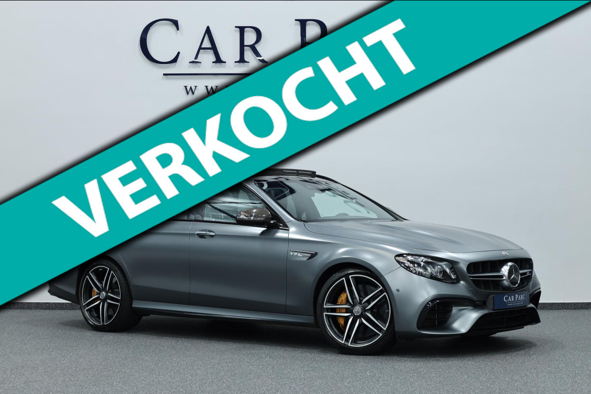 Mercedes-Benz E-Klasse Estate AMG 63 S 4MATIC 612+PK LED/KERAMISCH/HUD/SFEER/LUCHT/PANO/LEER+MASSAGE/360/ACC/ECC/12 MDN GARANTIE!