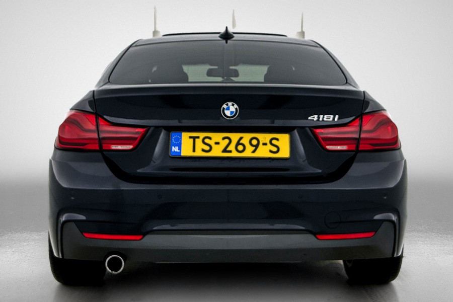 BMW 4 Serie Gran Coupé 418i High Executive (PANORAMADAK, STOELVERWARMING, CARPLAY, DEALER ONDERHOUDEN, GROOT NAVI, SPORTSTOELEN)