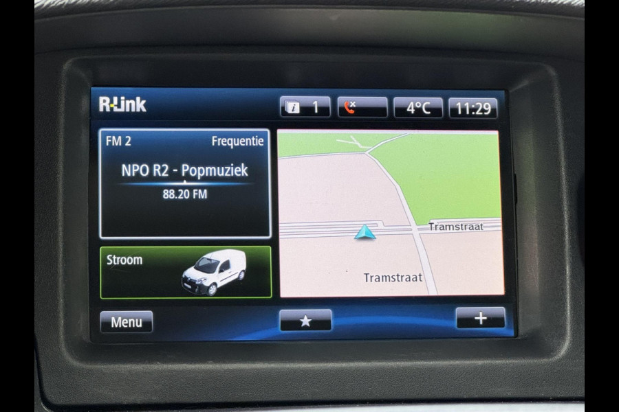 Renault Kangoo Z.E. Dealeronderhouden SOH 90% Airco Cruise control Navigatie Radio/CD Parkeersensoren achter Schuifdeur rechts