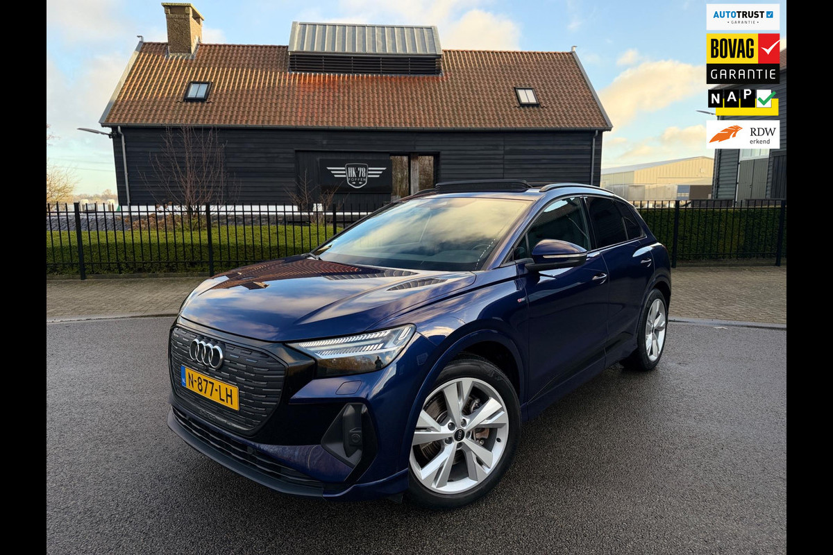 Audi Q4 e-tron 40 Launch edition S Competition 77 kWh 2X S-LINE PANO l MATRIX l CAMERA l ADAPT.CRUISE l ORG.NL l DEALER OND
