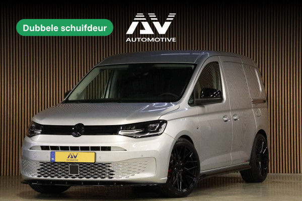Volkswagen Caddy Cargo 2.0 TDI DSG R-Line | L+R Schuifdeur | ACC | Side Assist | Lane Assist | Virtual Cockpit | Camera | CarPlay | Stoelverwarming | LED Koplampen | Sidebars | Spoilerkit | DAB | Fabrieksgarantie | Facelift model | BPM Vrij