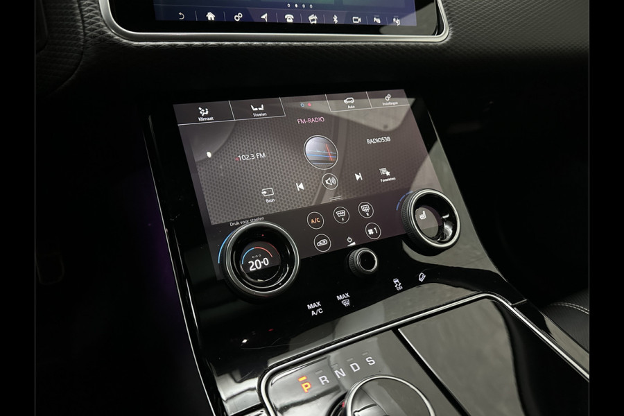 Land Rover Range Rover Velar 250 pk AWD R-Dynamic S | 360 Camera | Panorama | ACC | Leder | Meridian | Garantie | Memory | Stoelventilatie | Carbon | Black-Optic | Sfeerverlichting | NL Auto | NAP | Dealer onderhouden. Btw Auto | 34580,= ex btw | 24950,=  ex btw & ex bpm.