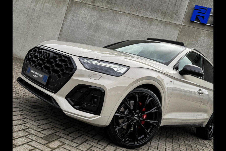 Audi Q5 55TFSI e 367PK Quattro Competition S Edition S-Line 1é Eig! Audi Exclusive|Pano|Luchtvering|S-Kuipstoelen|HD Matrix|Carbon