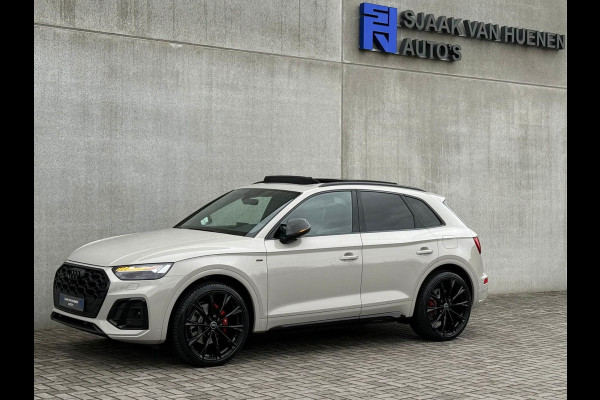 Audi Q5 55TFSI e 367PK Quattro Competition S Edition S-Line 1é Eig! Audi Exclusive|Pano|Luchtvering|S-Kuipstoelen|HD Matrix|Carbon
