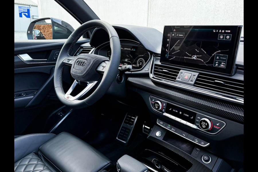 Audi Q5 55TFSI e 367PK Quattro Competition S Edition S-Line 1é Eig! Audi Exclusive|Pano|Luchtvering|S-Kuipstoelen|HD Matrix|Carbon