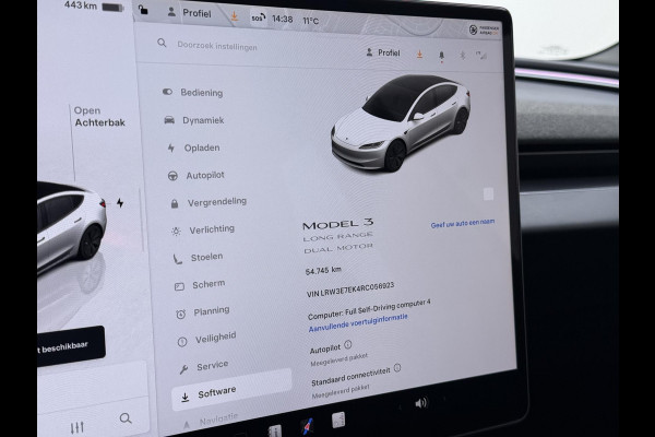 Tesla Model 3 Premium Long Range AWD 78 kWh ORGINELE AFN. TREKHAAK TESLA| AUTOPILOT| STOELVENTILATIE + VERWARMING| VOLLEDIGE TESLA GARANTIE T/M 01/2028 OF 80.000KM| DE HOOGVOLTACCU EN AANDRIJFLIJN TOT 2032 of 192.000KM |