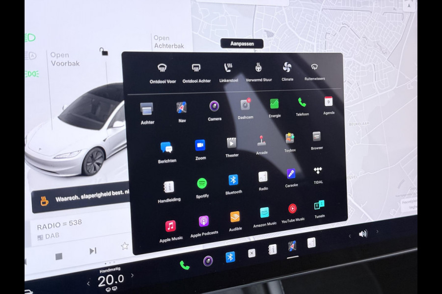 Tesla Model 3 Premium Long Range AWD 78 kWh ORGINELE AFN. TREKHAAK TESLA| AUTOPILOT| STOELVENTILATIE + VERWARMING| VOLLEDIGE TESLA GARANTIE T/M 01/2028 OF 80.000KM| DE HOOGVOLTACCU EN AANDRIJFLIJN TOT 2032 of 192.000KM |