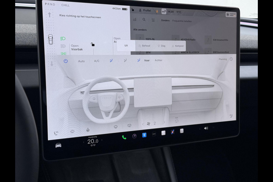 Tesla Model 3 Premium Long Range AWD 78 kWh ORGINELE AFN. TREKHAAK TESLA| AUTOPILOT| STOELVENTILATIE + VERWARMING| VOLLEDIGE TESLA GARANTIE T/M 01/2028 OF 80.000KM| DE HOOGVOLTACCU EN AANDRIJFLIJN TOT 2032 of 192.000KM |