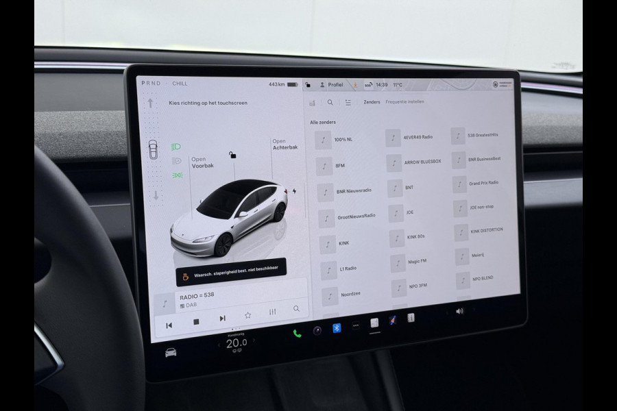 Tesla Model 3 Premium Long Range AWD 78 kWh ORGINELE AFN. TREKHAAK TESLA| AUTOPILOT| STOELVENTILATIE + VERWARMING| VOLLEDIGE TESLA GARANTIE T/M 01/2028 OF 80.000KM| DE HOOGVOLTACCU EN AANDRIJFLIJN TOT 2032 of 192.000KM |