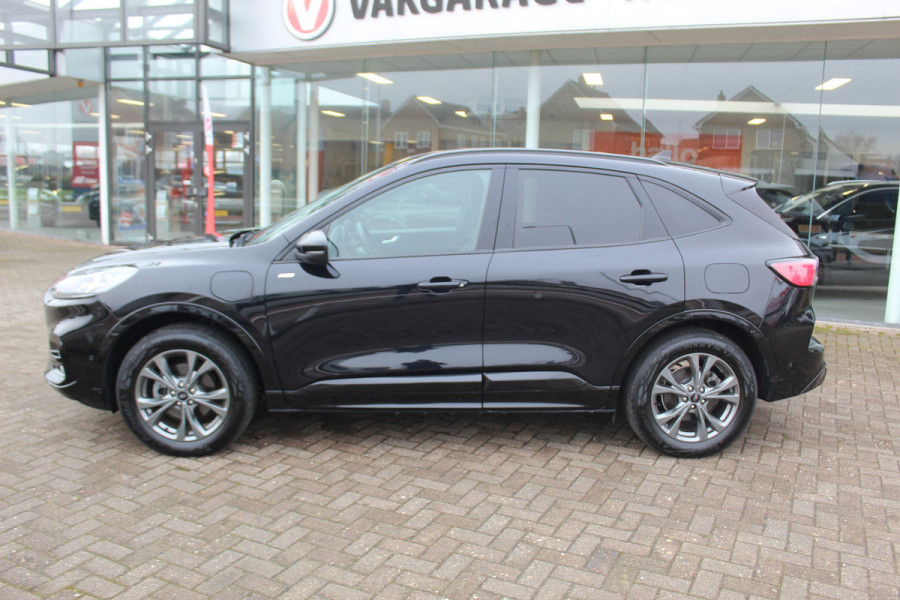 Ford Kuga 2.5 PHEV ST-Line X , 1500kg Trekgewicht Hybride rijden voor een reële prijs ! Adaptive Cruise Control, Stoel-, stuur- en voorraamverwarming, Climate Control, Metallic lak, Camera v+a, Elektr. achterklep, Side- en lane assist etc.