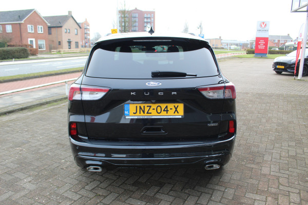 Ford Kuga 2.5 PHEV ST-Line X , 1500kg Trekgewicht Hybride rijden voor een reële prijs ! Adaptive Cruise Control, Stoel-, stuur- en voorraamverwarming, Climate Control, Metallic lak, Camera v+a, Elektr. achterklep, Side- en lane assist etc.