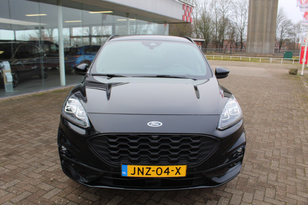 Ford Kuga 2.5 PHEV ST-Line X , 1500kg Trekgewicht Hybride rijden voor een reële prijs ! Adaptive Cruise Control, Stoel-, stuur- en voorraamverwarming, Climate Control, Metallic lak, Camera v+a, Elektr. achterklep, Side- en lane assist etc.