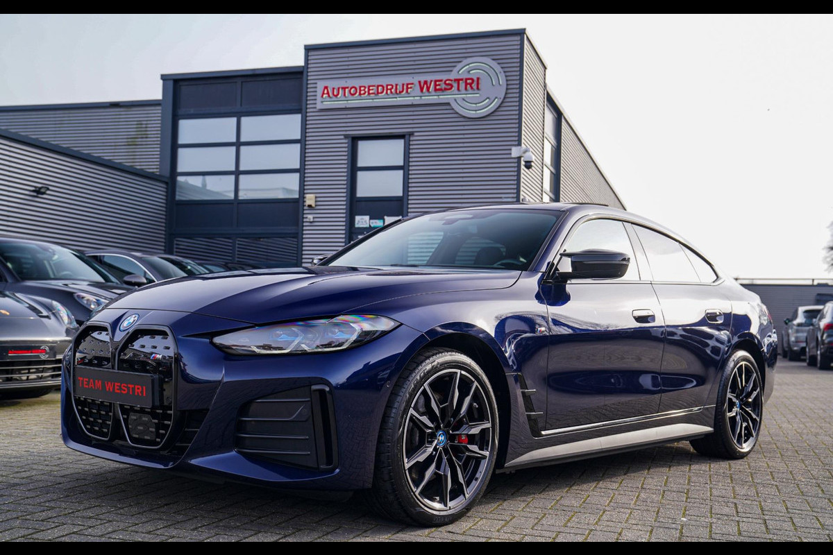 BMW i4 M50 High Executive 84 kWh | Schuifdak | BTW incl. | Harman/Kardon | Head up | Adaptieve cruise | Kuipstoelen | 360 cam |