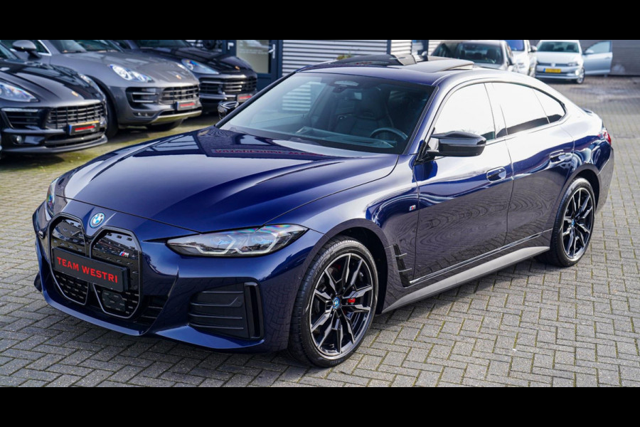 BMW i4 M50 High Executive 84 kWh | Schuifdak | BTW incl. | Harman/Kardon | Head up | Adaptieve cruise | Kuipstoelen | 360 cam |