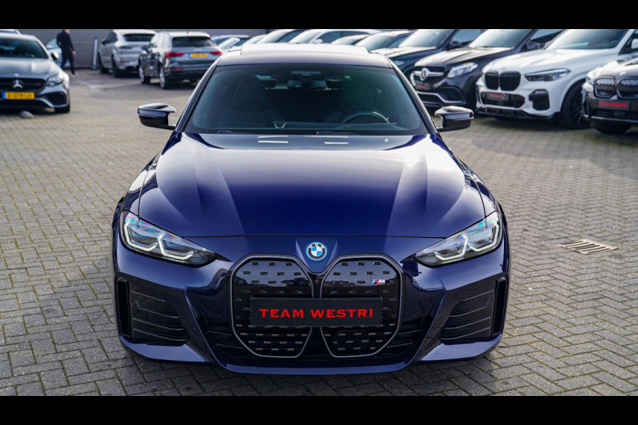 BMW i4 M50 High Executive 84 kWh | Schuifdak | BTW incl. | Harman/Kardon | Head up | Adaptieve cruise | Kuipstoelen | 360 cam |