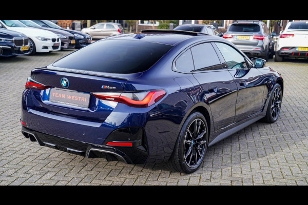 BMW i4 M50 High Executive 84 kWh | Schuifdak | BTW incl. | Harman/Kardon | Head up | Adaptieve cruise | Kuipstoelen | 360 cam |