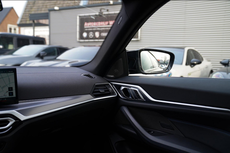 BMW i4 M50 High Executive 84 kWh | Schuifdak | BTW incl. | Harman/Kardon | Head up | Adaptieve cruise | Kuipstoelen | 360 cam |