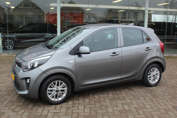 Kia Picanto 1.0-67pk DPi DynamicLine. Kwalitatief erg goed wagen voor jaren zorgeloos rijplezier! Airco, metallic lak, camera, cruise control, elektr. ramen v+a, Android auto/Apple carplay, DAB radio, USB aansl., LM wielen etc