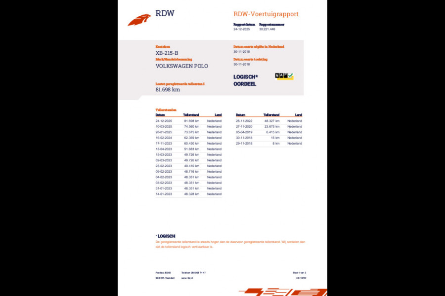 Volkswagen Polo 1.0 TSI Comfortline | Org. NL-auto | Pdc voor en achter