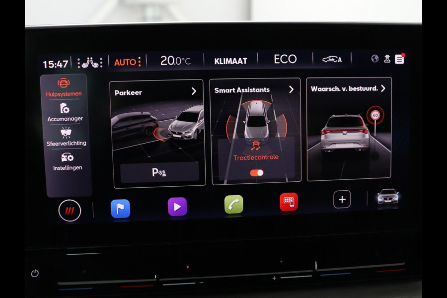 Seat Leon 1.4 TSI eHybrid PHEV Xcellence | Leder/Alcantara | Stoelverwarming | Adaptive cruise | Carplay | Sfeerverlichting | Navigatie | Stuurverwarming | Keyless | Full LED | Plug In