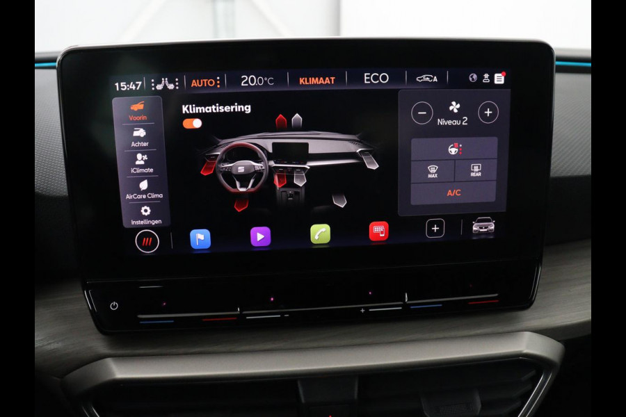 Seat Leon 1.4 TSI eHybrid PHEV Xcellence | Leder/Alcantara | Stoelverwarming | Adaptive cruise | Carplay | Sfeerverlichting | Navigatie | Stuurverwarming | Keyless | Full LED | Plug In