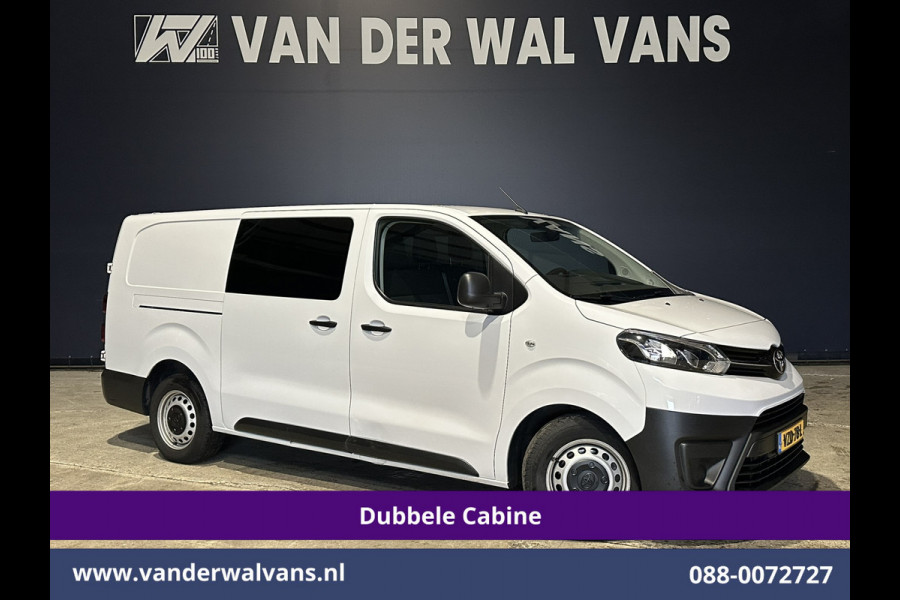 Toyota ProAce Worker 2.0 D-4D 145pk L3H1 Dubbele Cabine Euro6 Airco | 6-Zits | Navigatie | Apple Carplay | Cruisecontrol Android Auto, 2500kg trekhaak, Parkeersensoren