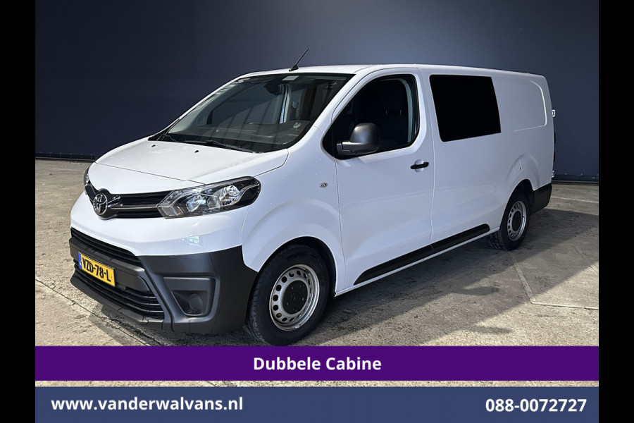 Toyota ProAce Worker 2.0 D-4D 145pk L3H1 Dubbele Cabine Euro6 Airco | 6-Zits | Navigatie | Apple Carplay | Cruisecontrol Android Auto, 2500kg trekhaak, Parkeersensoren
